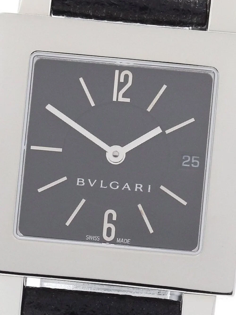 BVLGARI Quadlard SQ27SLD Date black Dial Quartz Ladies Watch_970988